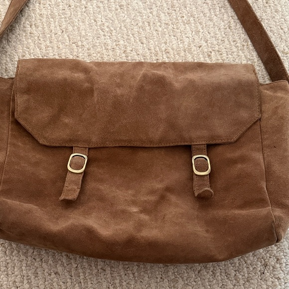 Free People Brown Suede Shoulder Bag - Picture 2 of 5